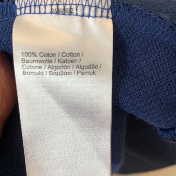 Lacoste Zippered Sweater/Jacket stand up collar Navy blue Men’s size XXL (FR 8) - Picture 10 of 14